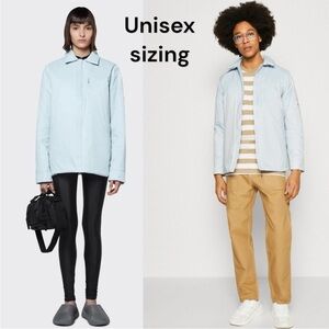 NWT Rains Fuse Overshirt Jacket In Color Sky Size Large